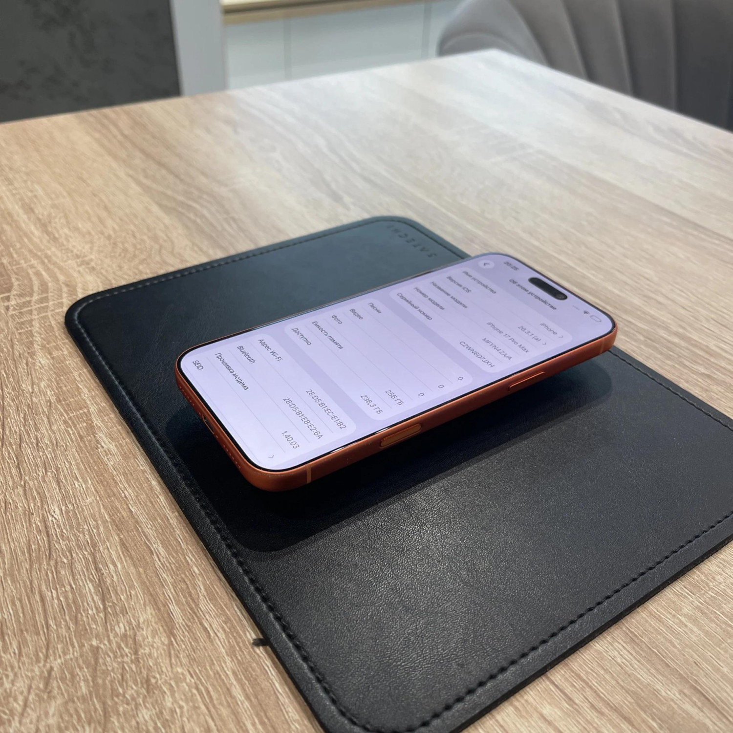 Apple iPhone 17 Pro Max 256 ГБ (eSIM + nano SIM) «Оранжевый» — фото 5