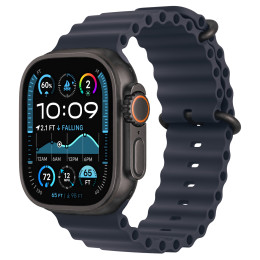 Apple Watch Ultra 2 GPS + Cellular, 49 мм, корпус из титана черного цвета, ремешок Ocean морского цвета