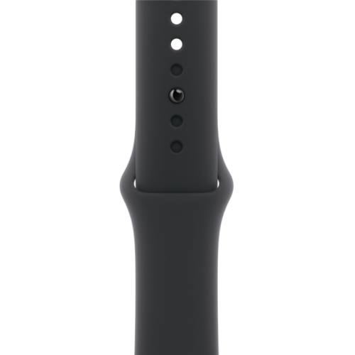 Apple Watch Series 11, 42 мм, алюминий цвета «чёрный оникс», спортивный ремешок чёрного цвета S/M — фото 3