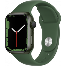  Apple Watch Series 7, 45 мм, корпус из алюминия зеленого цвета, спортивный ремешок «зелёный клевер»