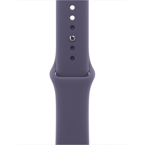 Apple Watch Series 11, 42 мм, алюминий серебристого цвета, спортивный ремешок цвета «фиолетовый туман» S/M — фото 3